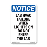 Lab HVAC Failure When Light Is On Do Not