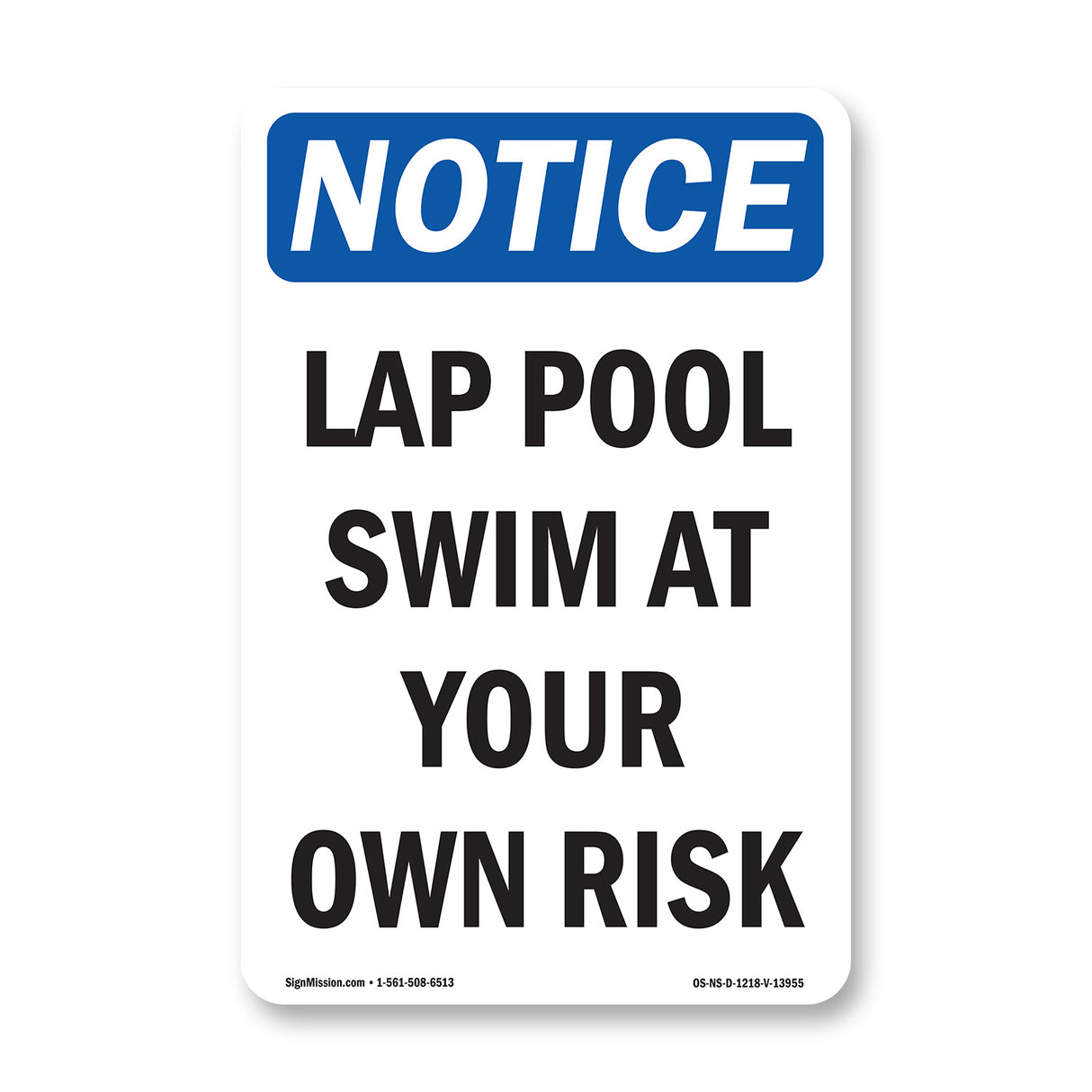 Lap Pool Swim At Your Own Risk