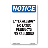 Latex Allergy No Latex Products No Balloons