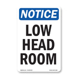 Low Head Room Sign