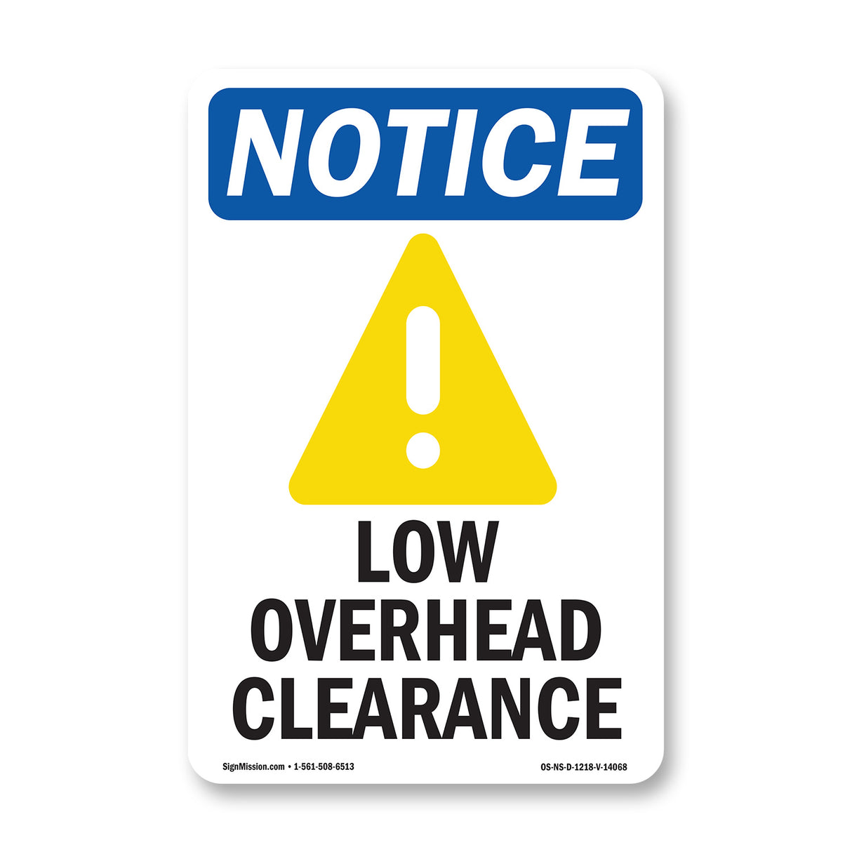 Low Overhead Clearance