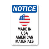 Made In USA American Materials