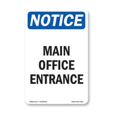 Main Office Entrance