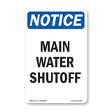 Main Water Shutoff