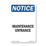Maintenance Entrance