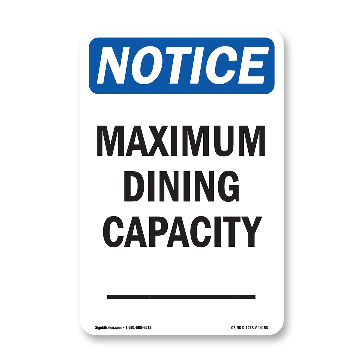Maximum Dining Capacity ____