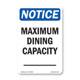 Maximum Dining Capacity ____