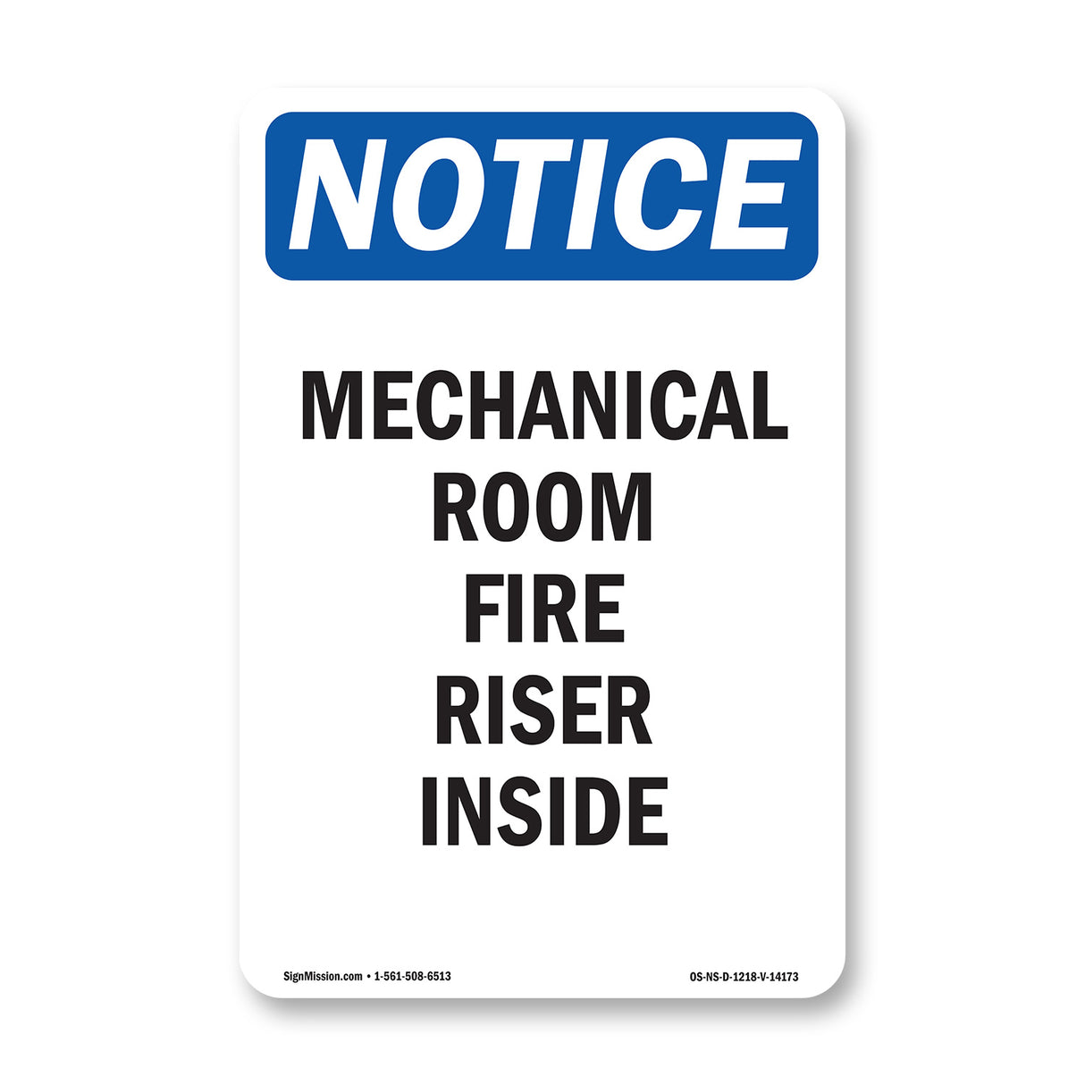 Mechanical Room Fire Riser Inside