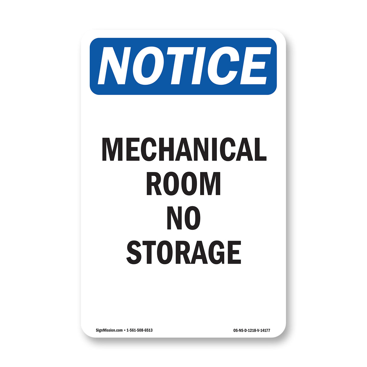 Mechanical Room No Storage