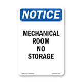 Mechanical Room No Storage