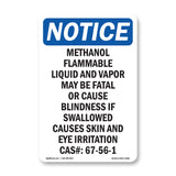 Methanol Flammable Liquid And