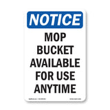 Mop Bucket Available For Use Anytime