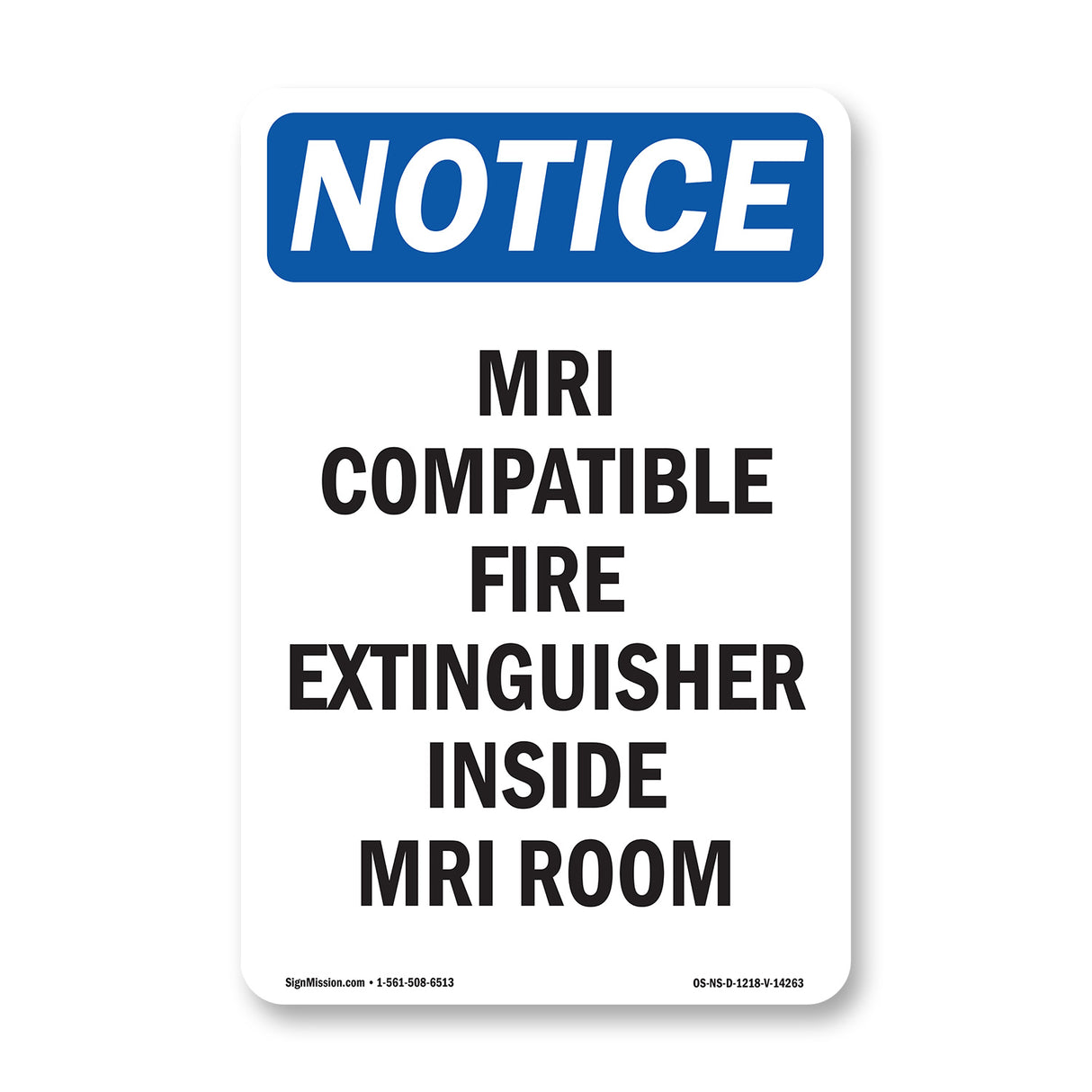 Mri Compatible Fire Extinguisher Inside Mri Room
