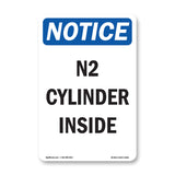 N2 Cylinder Inside