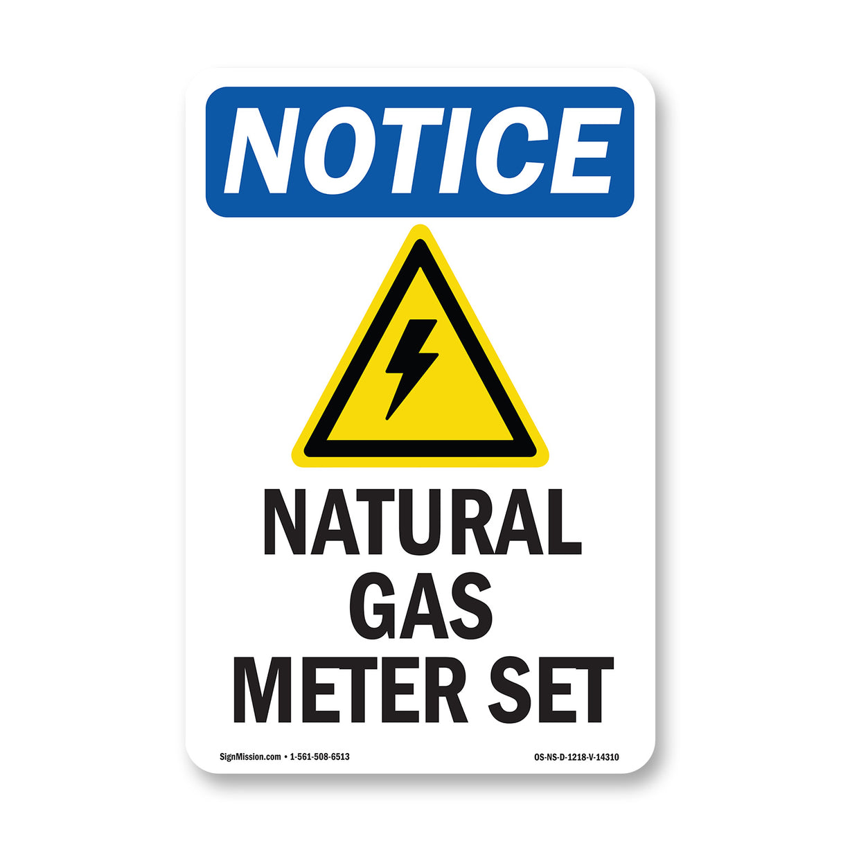 Natural Gas Meter Set