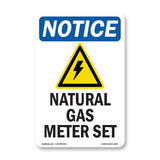 Natural Gas Meter Set