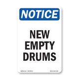 New Empty Drums