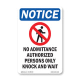 No Admittance Authorized
