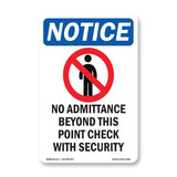 No Admittance Beyond