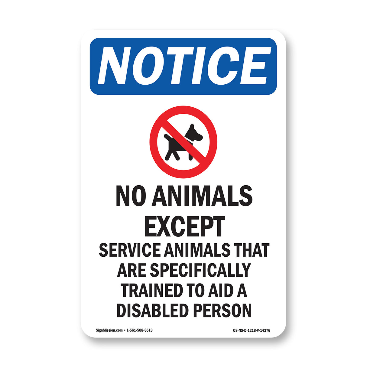 No Animals Except