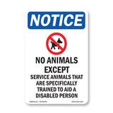 No Animals Except