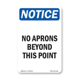 No Aprons Beyond This Point