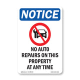 No Auto Repairs On