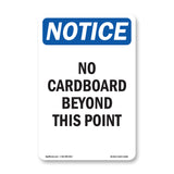 No Cardboard Beyond This Point