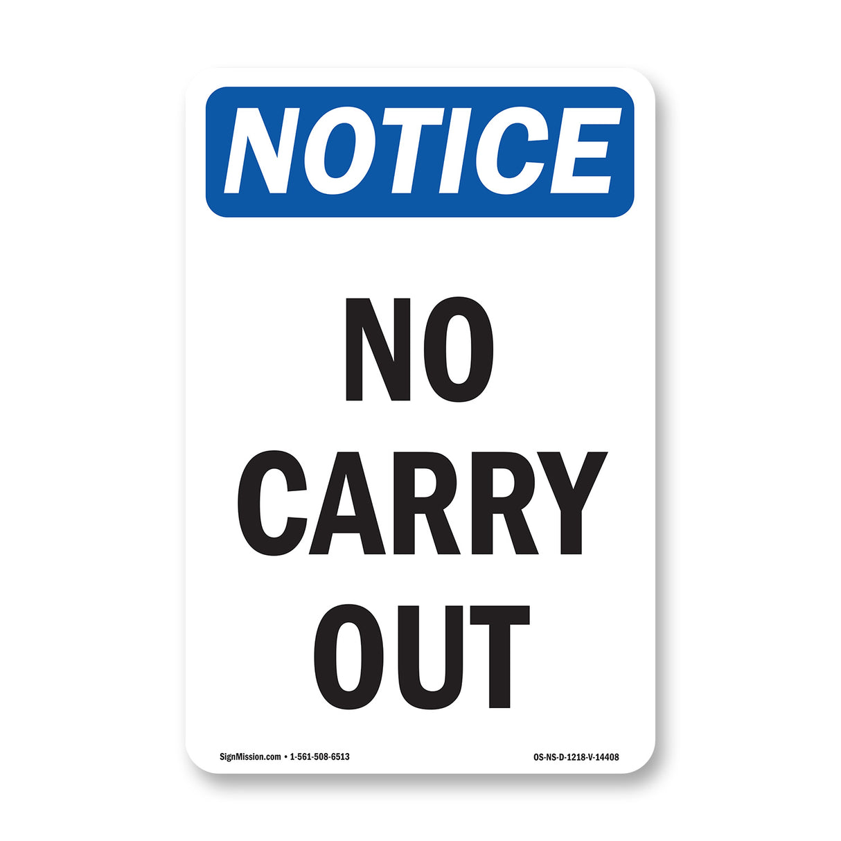 No Carry Out