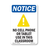 No Cell Phone Or Tablet