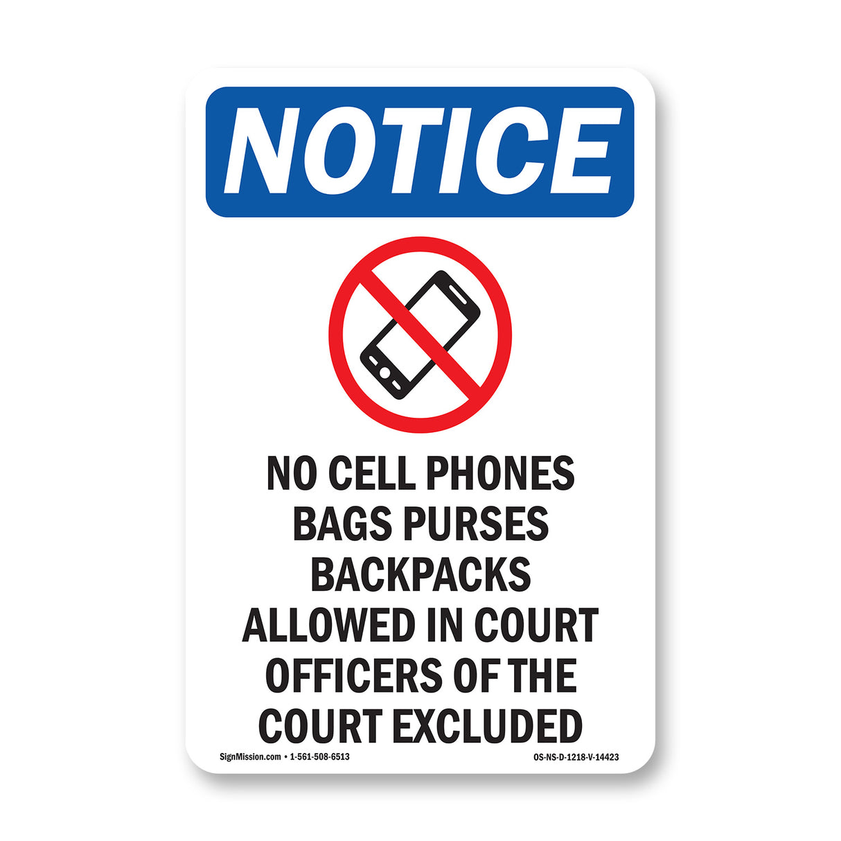 No Cell Phones Bags