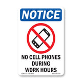 No Cell Phones During