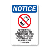 No Cell Phones, Blackberrys