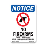 No Firearms By City