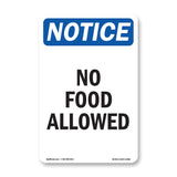 No Food Allowed