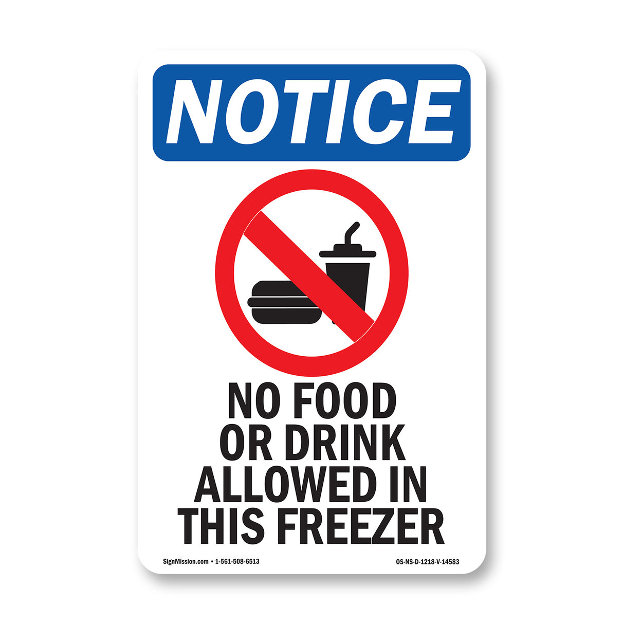 No Food Or Drink Allowed