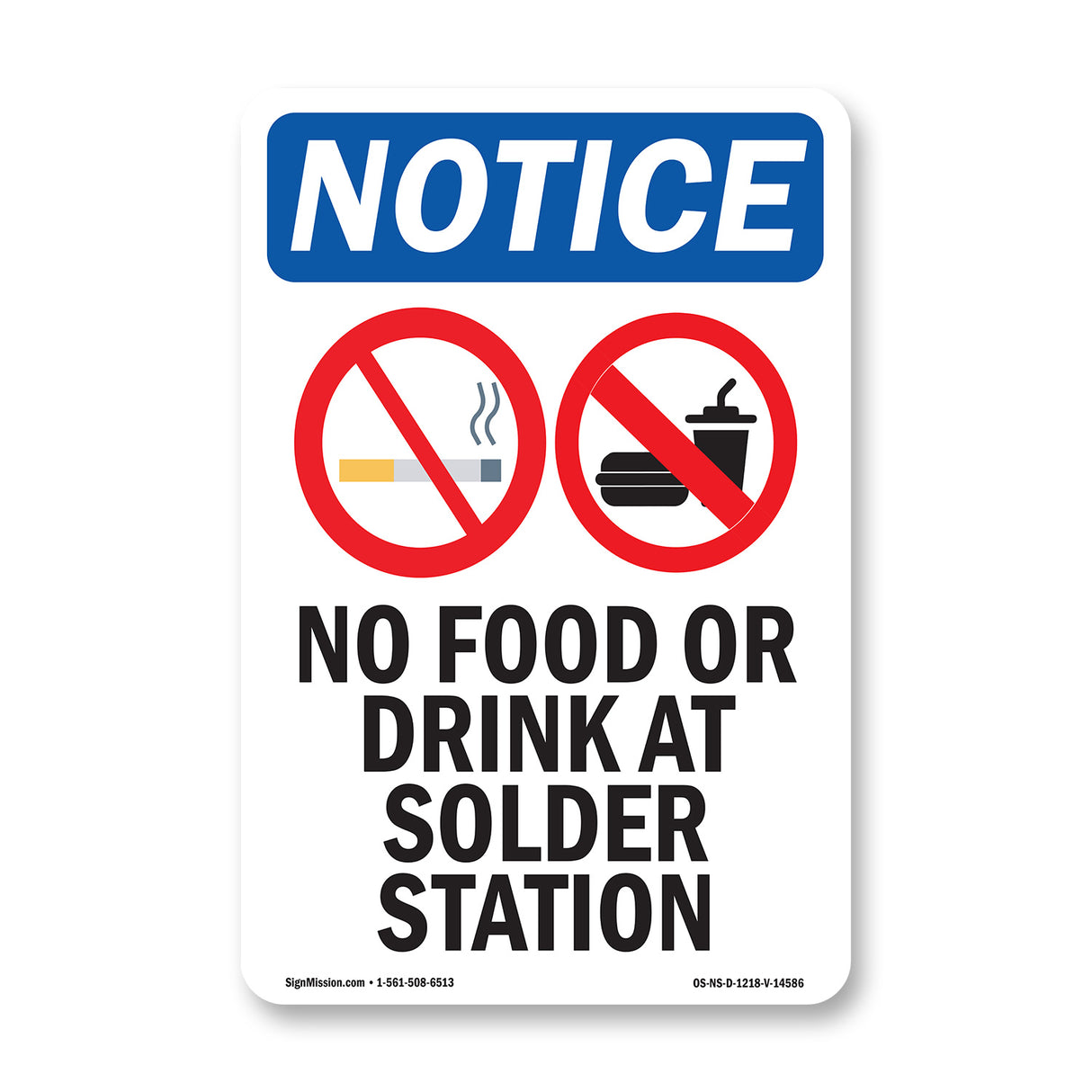 No Food Or Drink At