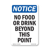 No Food Or Drink Beyond This Point
