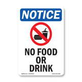 No Food Or Drink