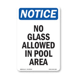No Glass Allowed In Pool Area