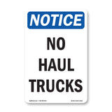 No Haul Trucks