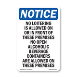No Loitering Is Allowed On Or In Front Of