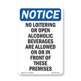 No Loitering Or Open Alcoholic Beverages