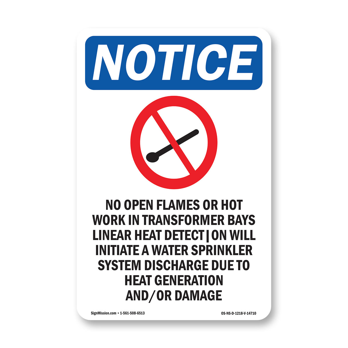 No Open Flames Or Hot Work In