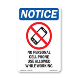 No Personal Cell Phone
