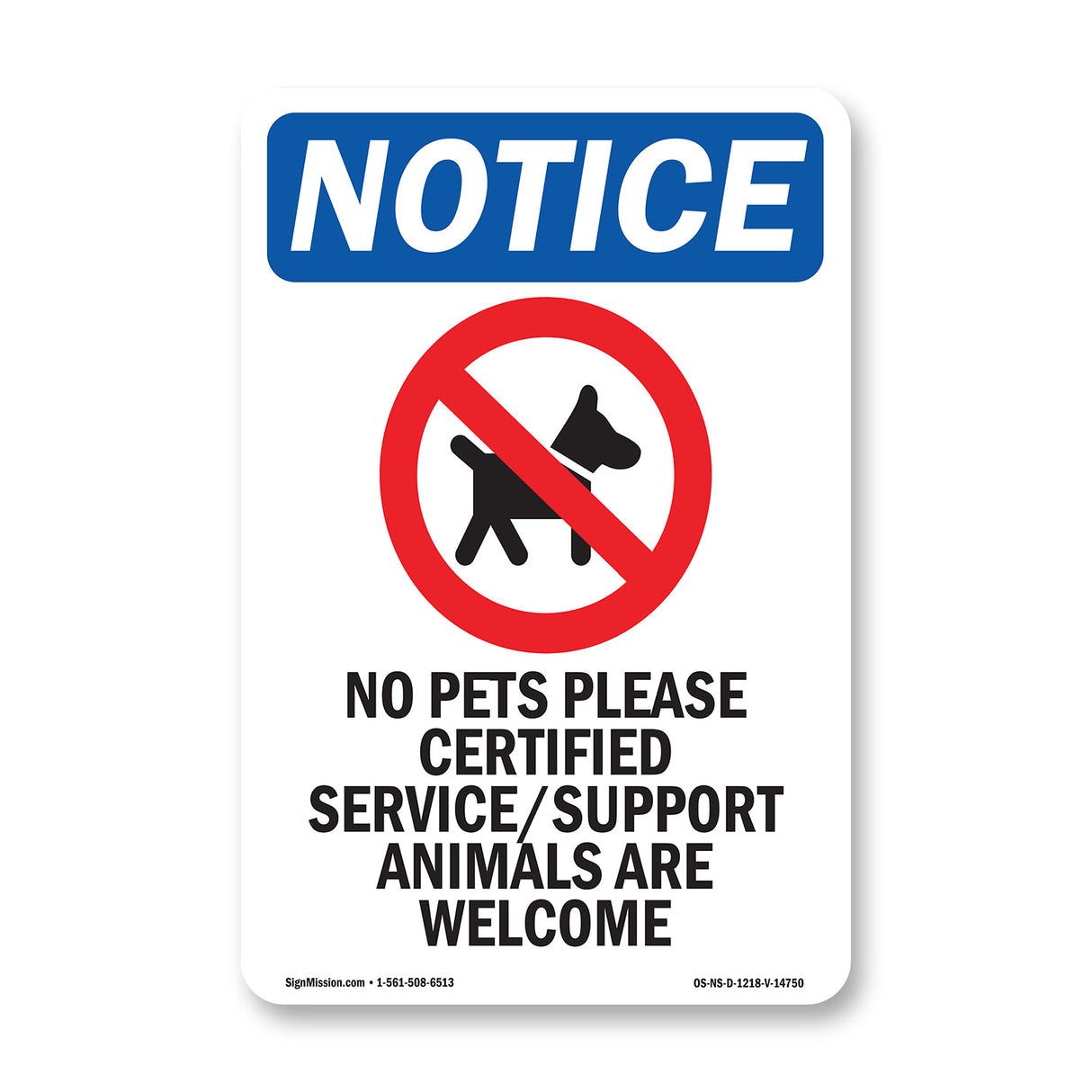 No Pets Please Certified Service Support
