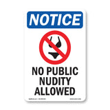 No Public Nudity Allowed