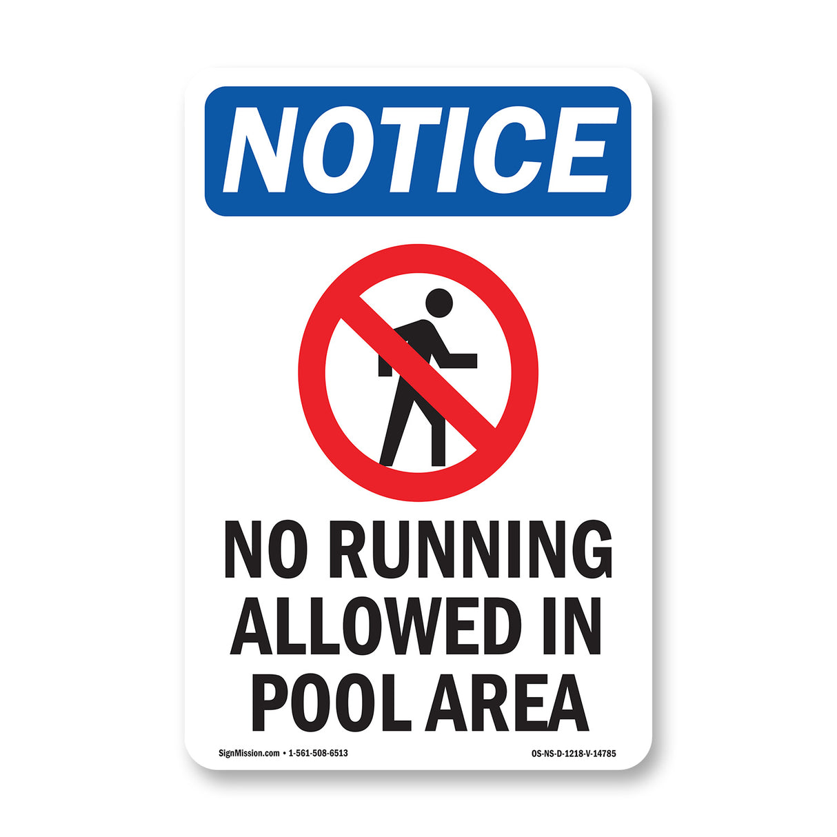 No Running Allowed In Pool Area