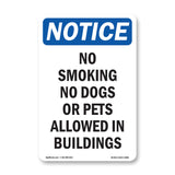 No Smoking No Dogs Or Pets Allowed In Buildings