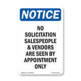 No Solicitation Salespeople And